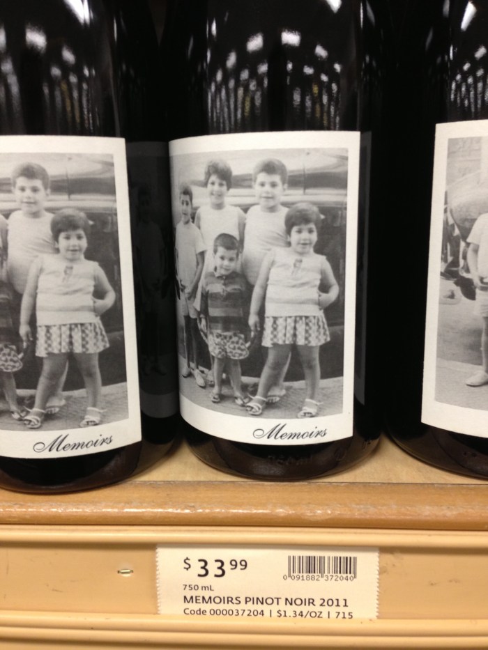 2011 Ayoub Memoirs.  This is the more plebian version of the estate bottle above.  The man makes good wines, so I'd venture this one (and at $35-ish, it's)