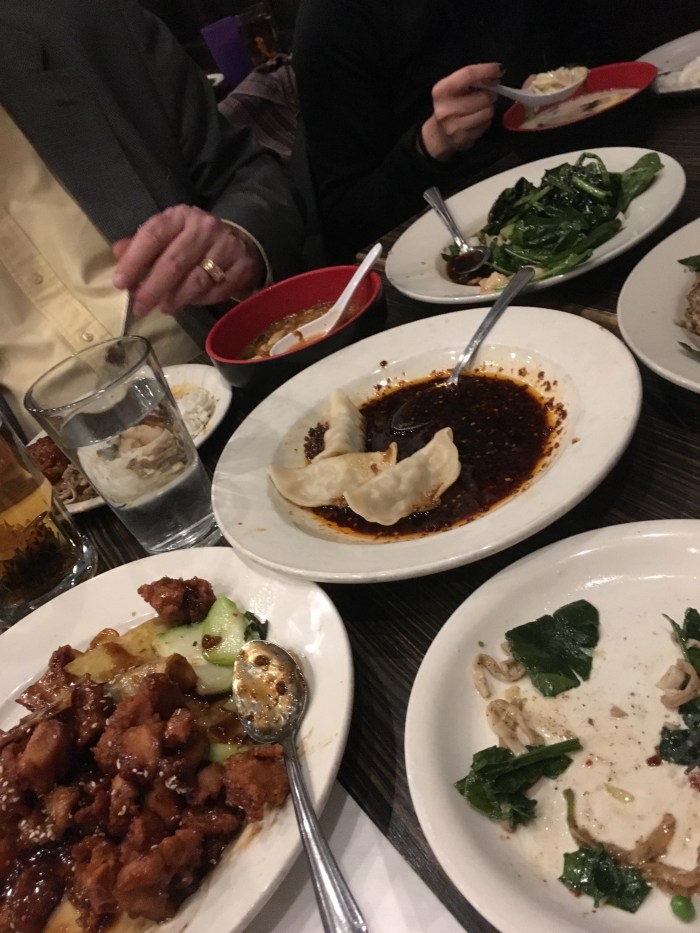 Finally, we took my parents to House of NanKing that was hilarious. I warned my parents, "So at this restaurant, don't expect any niceties" ... which was immediately followed by the server throwing down plates in front of us and telling us to move over so they could seat people at the adjoining table. Sure, they are rude as hell, but the food was so good. Fried shrimp packets are a must, the black bean sauce dumplings were amazing. When the food is this good, you write your own rules about customer service, I guess.